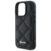 Чохол Guess Quilted Metal Logo для iPhone 16 Pro Black (GUHCP16LPSQSQSK)