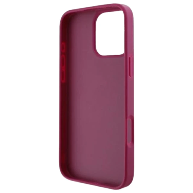 Чохол Guess Glitter Script Big 4G для iPhone 16 Pro Max Purple (GUHCP16XHG4SGU)