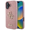 Чохол Guess Glitter Script Big 4G для iPhone 16 Pink (GUHCP16SHG4SGP)