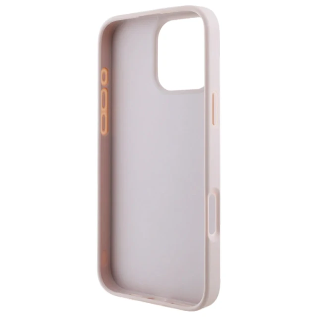 Чохол Guess 4G Big Metal Logo для iPhone 16 Pro Pink (GUHCP16L4GMGPI)