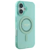 Чохол Guess IML Rhinestones для iPhone 16 Plus Green with MagSafe (GUHMP16MPFTDTEN)