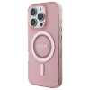 Чохол Guess IML Rhinestones для iPhone 16 Pro Max Pink with MagSafe (GUHMP16XPFTDTEP)