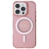 Чохол Guess IML Rhinestones для iPhone 16 Pro Max Pink with MagSafe (GUHMP16XPFTDTEP)