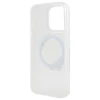 Чохол Guess IML Flowers Wreath для iPhone 16 Transparent with MagSafe (GUHMP16SHFWFCT)
