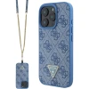 Чохол Guess Crossbody 4G Metal Logo для iPhone 16 Pro Max Blue (GUHCP16XP4TDSCPB)