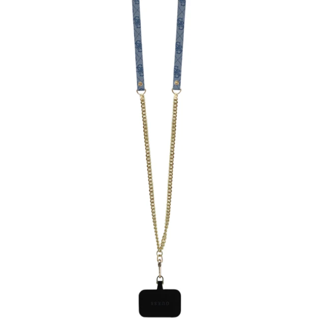 Чохол Guess Crossbody 4G Metal Logo для iPhone 16 Pro Max Blue (GUHCP16XP4TDSCPB)