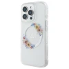 Чохол Guess IML Flowers Wreath для iPhone 16 Pro Transparent with MagSafe (GUHMP16LHFWFCT)