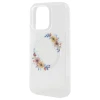 Чохол Guess IML Flowers Wreath для iPhone 16 Pro Transparent with MagSafe (GUHMP16LHFWFCT)