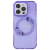 Чохол Guess IML Flowers Wreath для iPhone 16 Pro Purple with MagSafe (GUHMP16LHFWFCU)