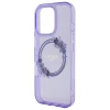 Чохол Guess IML Flowers Wreath для iPhone 16 Pro Purple with MagSafe (GUHMP16LHFWFCU)