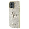 Чохол Guess Glitter Script Big 4G для iPhone 16 Pro Gold (GUHCP16LHG4SGD)