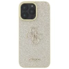 Чохол Guess Glitter Script Big 4G для iPhone 16 Pro Gold (GUHCP16LHG4SGD)
