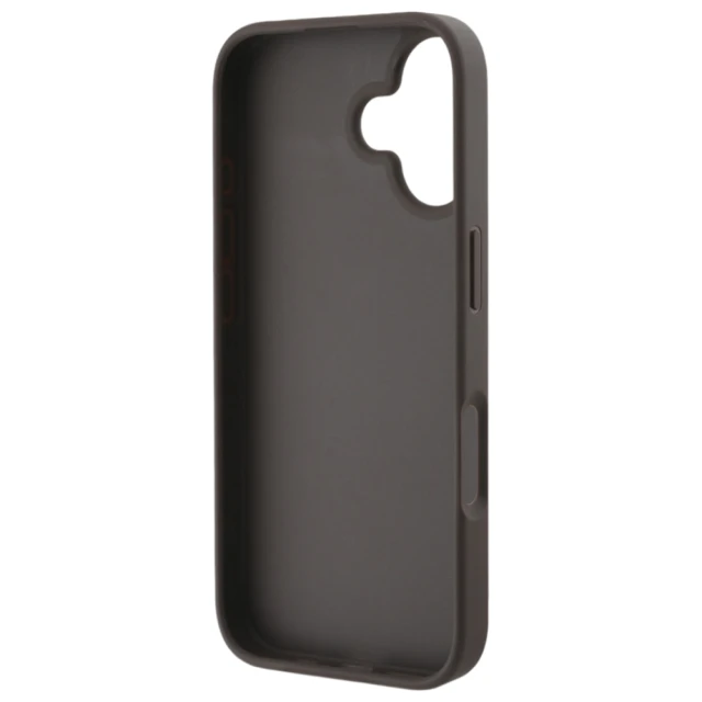Чохол Guess 4G Big Metal Logo для iPhone 16 Brown (GUHCP16S4GMGBR)