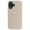 Чохол Guess Grained Gold Ring для iPhone 16 Beige with MagSafe (GUHMP16SPGHSMME)