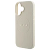 Чохол Guess Grained Gold Ring для iPhone 16 Beige with MagSafe (GUHMP16SPGHSMME)