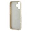 Чохол Guess Grained Gold Ring для iPhone 16 Beige with MagSafe (GUHMP16SPGHSMME)
