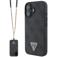 Чохол Guess Crossbody 4G Metal Logo для iPhone 16 Black (GUHCP16SP4TDSCPK)