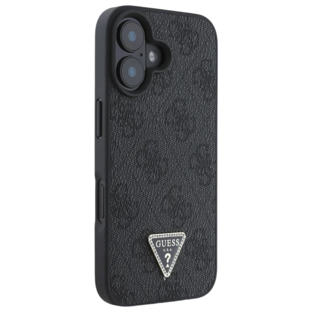 Чохол Guess Crossbody 4G Metal Logo для iPhone 16 Black (GUHCP16SP4TDSCPK)