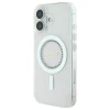 Чохол Guess IML Rhinestones для iPhone 16 White with MagSafe (GUHMP16SPFTDTEH)