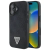 Чохол Guess Leather 4G Triangle Strass для iPhone 16 Plus Black (GUHCP16MP4TDPK)