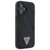 Чохол Guess Leather 4G Triangle Strass для iPhone 16 Plus Black (GUHCP16MP4TDPK)