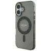Чохол Guess IML Rhinestones для iPhone 16 Plus Black with MagSafe (GUHMP16MPFTDTEK)