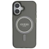 Чохол Guess IML Glitter Circle для iPhone 16 Black with MagSafe (GUHMP16SHFGEREK)