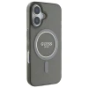 Чохол Guess IML Glitter Circle для iPhone 16 Black with MagSafe (GUHMP16SHFGEREK)