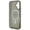 Чохол Guess IML Glitter Circle для iPhone 16 Black with MagSafe (GUHMP16SHFGEREK)