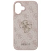 Чохол Guess 4G Big Metal Logo для iPhone 16 Pink (GUHCP16S4GMGPI)