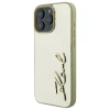 Чохол Karl Lagerfeld Metal Signature для iPhone 16 Pro Gold (KLHCP16LPFMFBKMD)