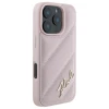 Чохол Karl Lagerfeld Quilted Signature для iPhone 16 Pro Max Pink (KLHCP16XPQDSMGP)