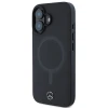 Чохол Mercedes Plain Smooth Leather для iPhone 16 Black with MagSafe (MEHMP16S23RCMK)