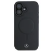 Чохол Mercedes Plain Smooth Leather для iPhone 16 Black with MagSafe (MEHMP16S23RCMK)