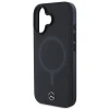 Чохол Mercedes Plain Smooth Leather для iPhone 16 Black with MagSafe (MEHMP16S23RCMK)