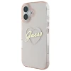 Чохол Guess IML Heart для iPhone 16 Pink (GUHCP16SHCHGSPP)