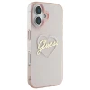 Чохол Guess IML Heart для iPhone 16 Pink (GUHCP16SHCHGSPP)