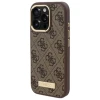 Чохол Guess 4G Logo Plate для iPhone 16 Pro Max Brown with MagSafe (GUHMP16XU4GPRW)