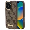 Чохол Guess 4G Logo Plate для iPhone 16 Pro Max Brown with MagSafe (GUHMP16XU4GPRW)