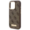 Чохол Guess 4G Logo Plate для iPhone 16 Pro Max Brown with MagSafe (GUHMP16XU4GPRW)