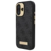 Чохол Guess 4G Logo Plate для iPhone 16 Plus Black with MagSafe (GUHMP16MU4GPRK)