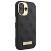 Чохол Guess 4G Logo Plate для iPhone 16 Plus Black with MagSafe (GUHMP16MU4GPRK)