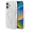 Чохол Guess IML 4G Background для iPhone 16 White with MagSafe (GUHMP16SH4DTEH)