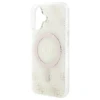 Чохол Guess IML 4G Background для iPhone 16 White with MagSafe (GUHMP16SH4DTEH)