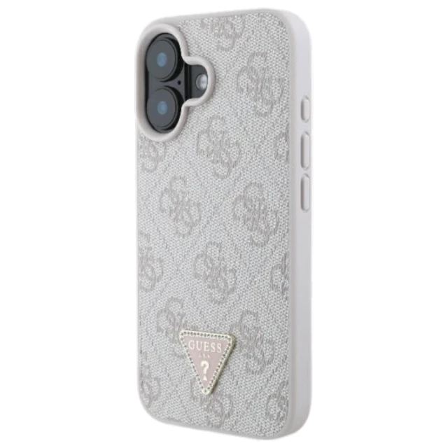 Чохол Guess Crossbody 4G Metal Logo для iPhone 16 Pink (GUHCP16SP4TDSCPP)