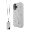 Чохол Guess Crossbody 4G Metal Logo для iPhone 16 Pink (GUHCP16SP4TDSCPP)