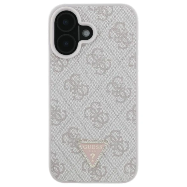 Чохол Guess Crossbody 4G Metal Logo для iPhone 16 Pink (GUHCP16SP4TDSCPP)