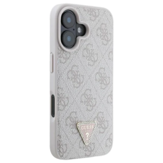 Чохол Guess Crossbody 4G Metal Logo для iPhone 16 Pink (GUHCP16SP4TDSCPP)