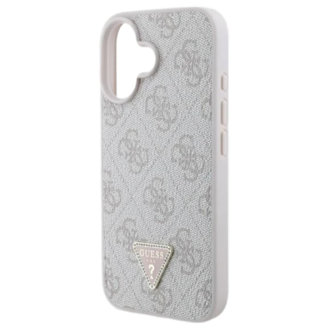 Чохол Guess Crossbody 4G Metal Logo для iPhone 16 Pink (GUHCP16SP4TDSCPP)