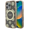 Чохол Guess IML Peony On 4G Background для iPhone 16 Pro Brown with MagSafe (GUHMP16LH4PYEEW)